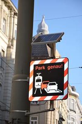 Falschparker-Warnsystem