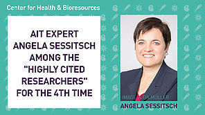 AIT Expert Angela Sessitsch among the "Highly cited researchers" for the fourth time