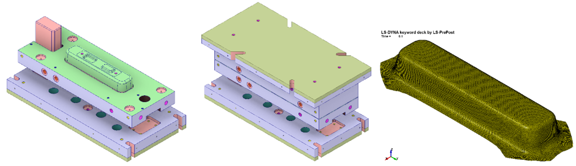 CAD-Design des Werkzeuges für die Herstellung von Multi-Material-Bauteilen