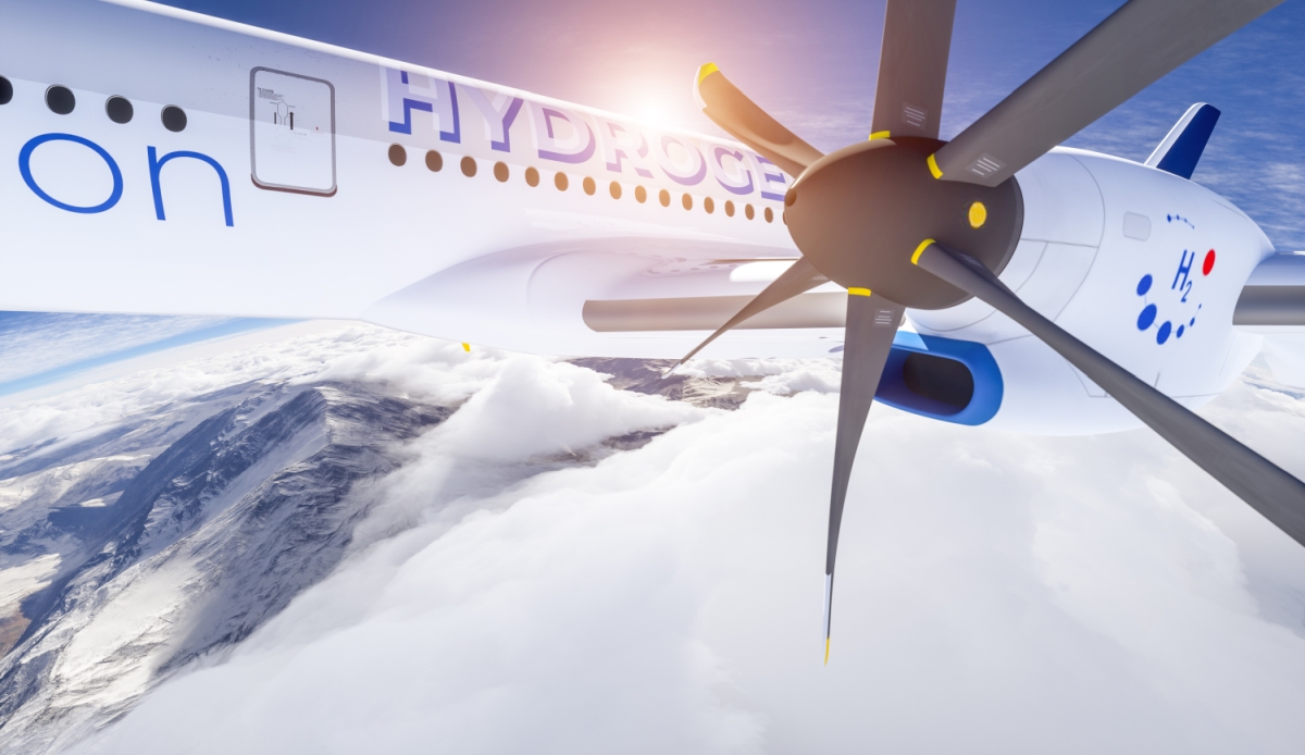 Wasserstoffbetriebenes Flugzeug
