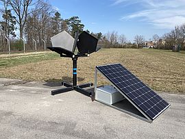 Corner-Reflektoren für Satelliten