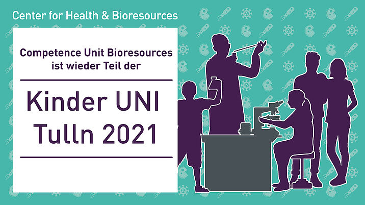 Center for Health and Bioresources, Kinder Uni Tulln 2021, AIT ist wieder mit dabei