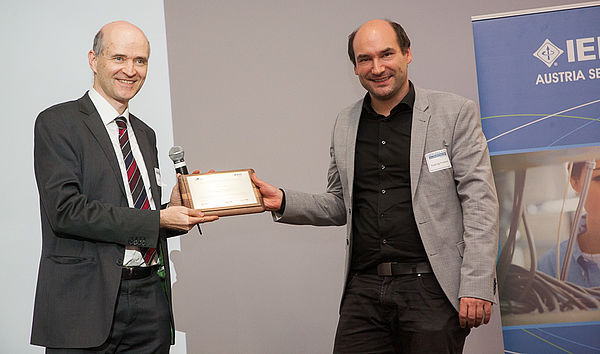 Der Role Model Award 2019 des TEMS Chapter Central European IEEE Austria Section geht an Friederich Kupzog, AIT Leiter der Kompetenzeinheit Elektrische Energiesysteme