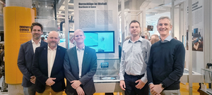 Gruppenfoto im technischen Museum