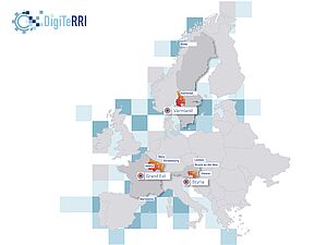 Map Digiterri regions