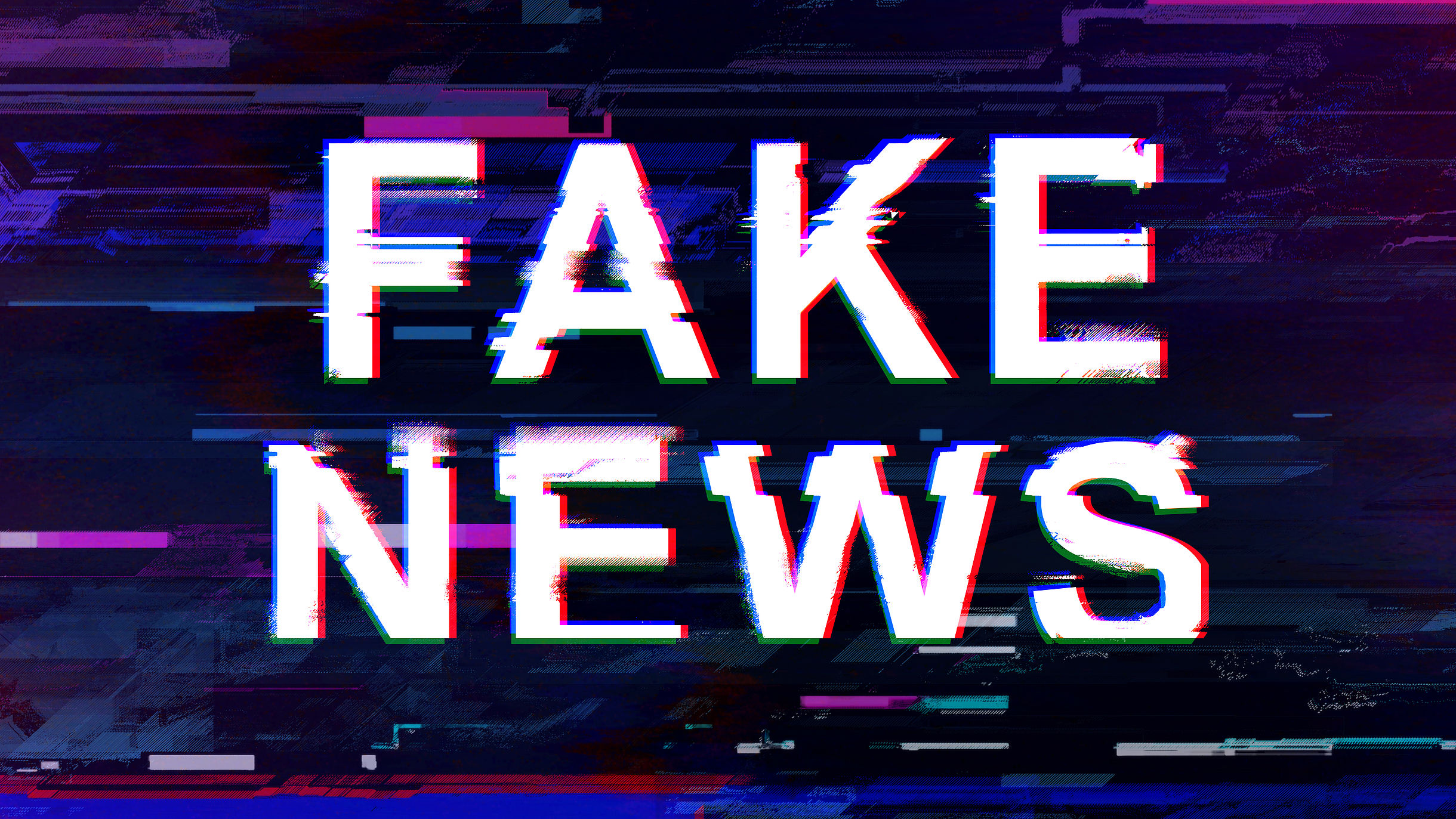 Fake News Schriftzug