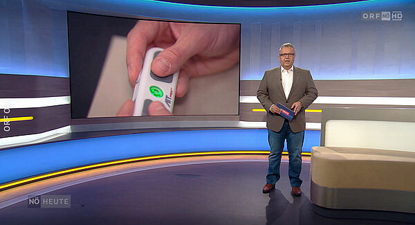 Screenshot von Nachrichtensendung