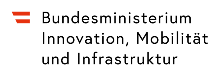 Logo: Bundesminsisterium Innovation, Mobilität und Infrastruktur