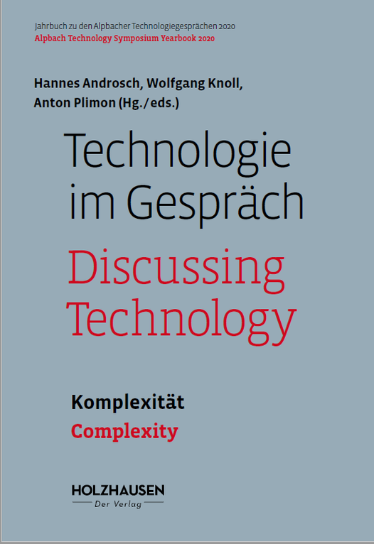 Buchcover mit der Aufschrift: "Technologie im Gespräch - Komplexität"