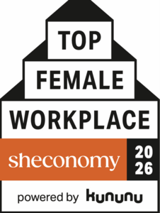Top Female Workplace SHEconomy Zertifizierungssiegel