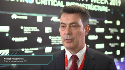 Mr. Kemal Huseinovic in an interview on raising awareness about how to deal with cyber threats.