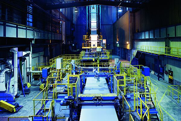 Feuerverzinkungsanlage der voestalpine GmbH. Copyright voestalpine AG