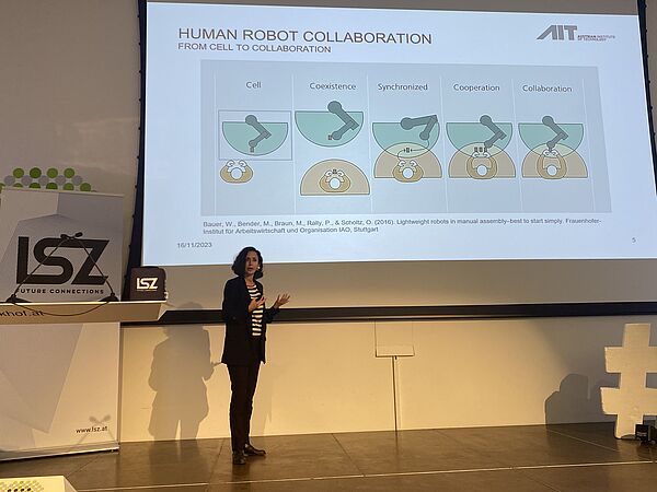 Setareh Zafari bei ihrer Keynote am Industry Summit in Graz.