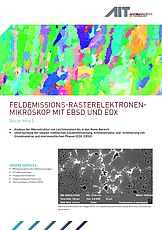 Factsheet Rasterelektronenmikroskop Cover