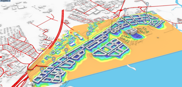 Das AIT- Center for Energy entwickelt den Frankfurter Hochhausentwicklungsplan 2021, wo Windsimulationen Teil der digitalen Planung sind. (c) AIT 