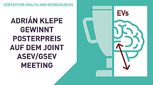 Adrian Klepe gewinnt Posterpreis auf dem Joint ASEV/GSEV Meeting