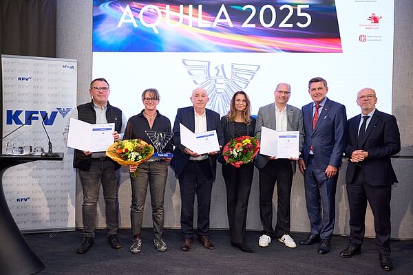 Gruppenfoto AQUILA-Preis
