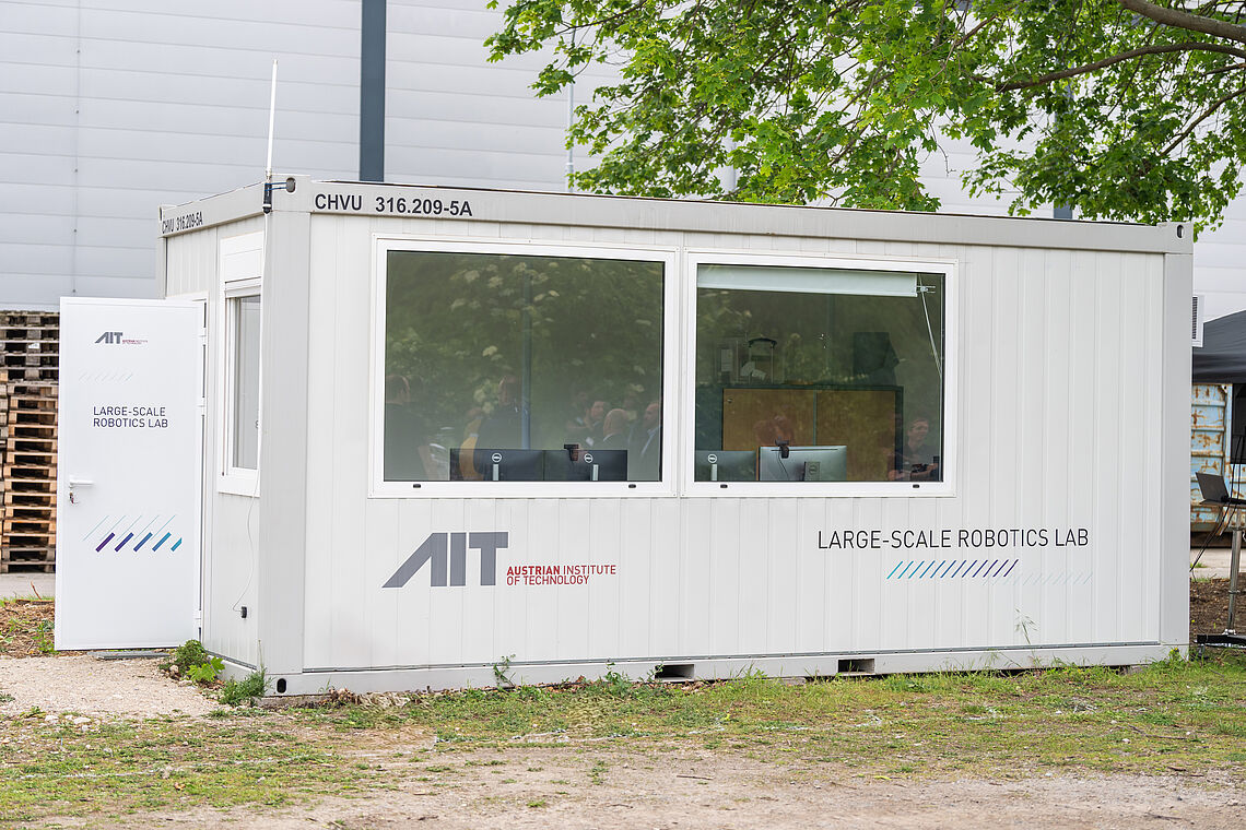 Control Station at AIT Large Sclae Robotics Lab Copyright AIT tm-photography.at