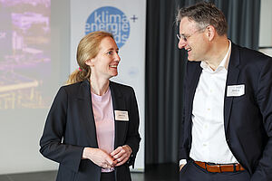 Foto: Isabella Plimon (BMK) und Andreas Kugi (AIT)