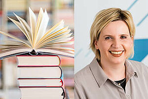 Books and portrait Doris Schartinger