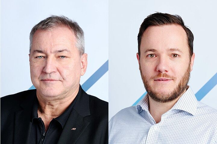 Portraitpicture Manfred Tscheligi and Sebastian Egger-Lampl