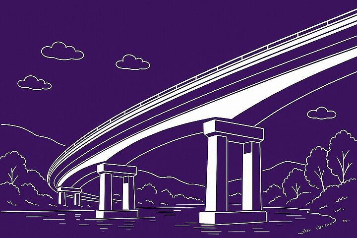 Skizze Brücke
