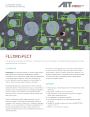 [Translate to English:] erste Seite der Factsheets FlexInspect