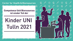 Center for Health and Bioresources, Kinder Uni Tulln 2021, AIT ist wieder mit dabei