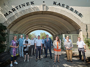 Präsentation der Ergebnisse in der Martinek-Kaserne