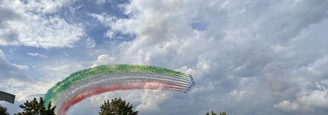 Italienische Formation und Farben