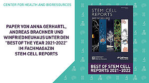 Paper von Anna Gerhartl, Andreas Brachner und Winfried Neuhaus unter den "Best of the Year 2021-2022" im Stem Cell Reports