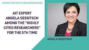AIT Mikrobiom Expertin Angela Sessitsch ist das fünfte Jahr in Folge unter den „Highly Cited Researchers“ weltweit.