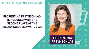 Florentina Freynschlag awarded second place in Rotary Science Prize 2022