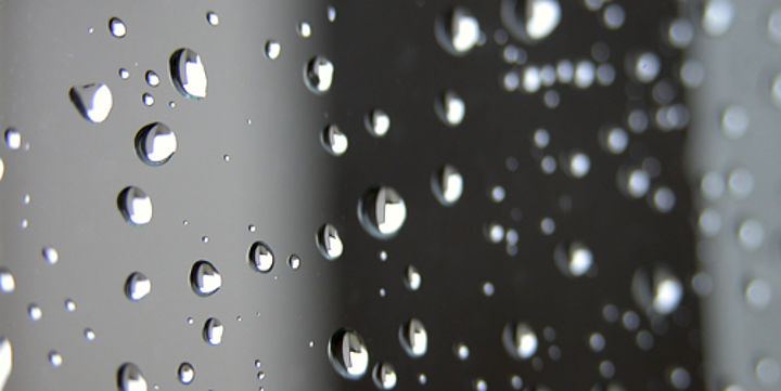 image picture of water drops on glass
