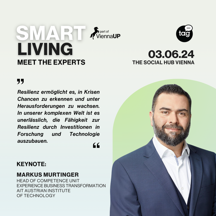 Markus Murtinger hält die Keynote beim Vienna Up Festival am 3. Juni