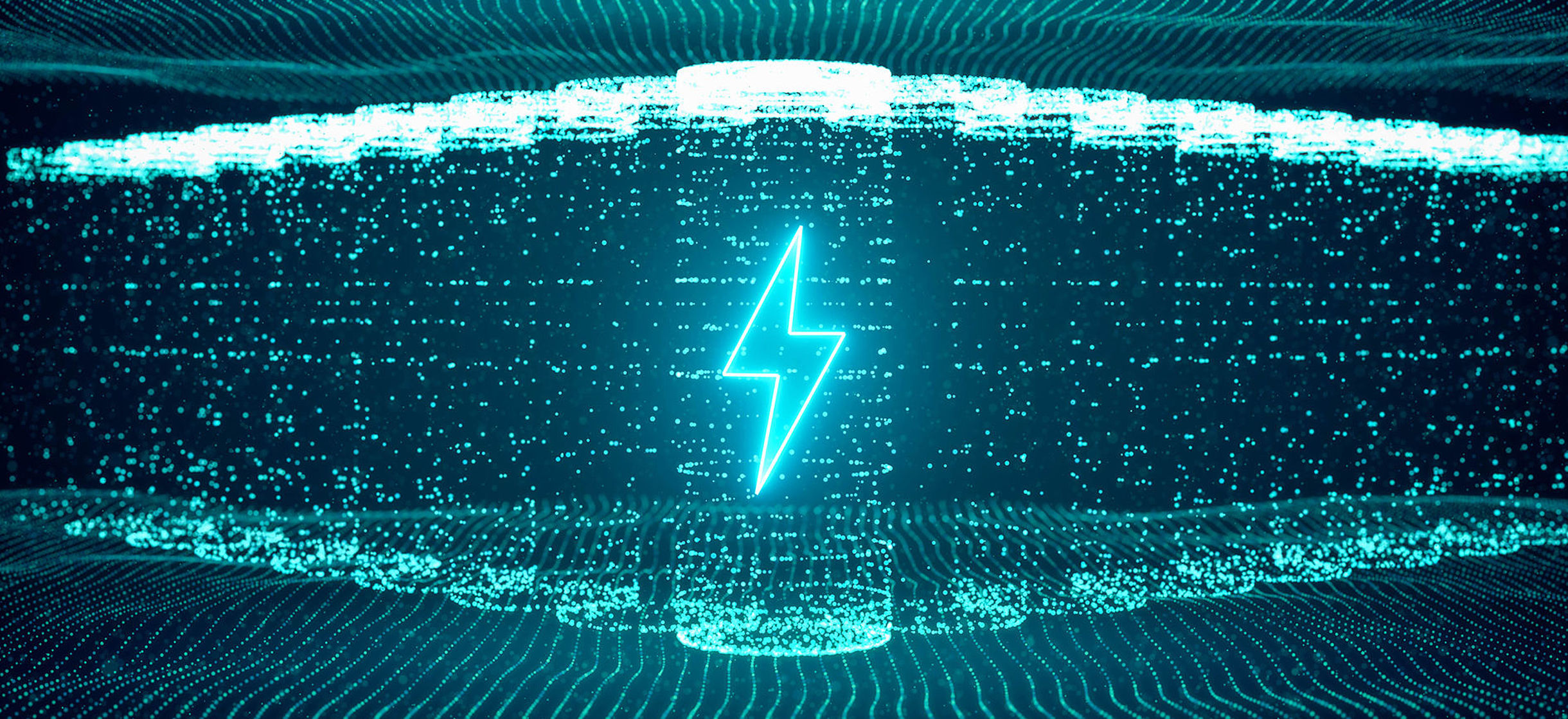 Symbolbild: Lithium-Ionen-Batterie werden durch blaue Punkteraster in Form von Batterien dargestellt.