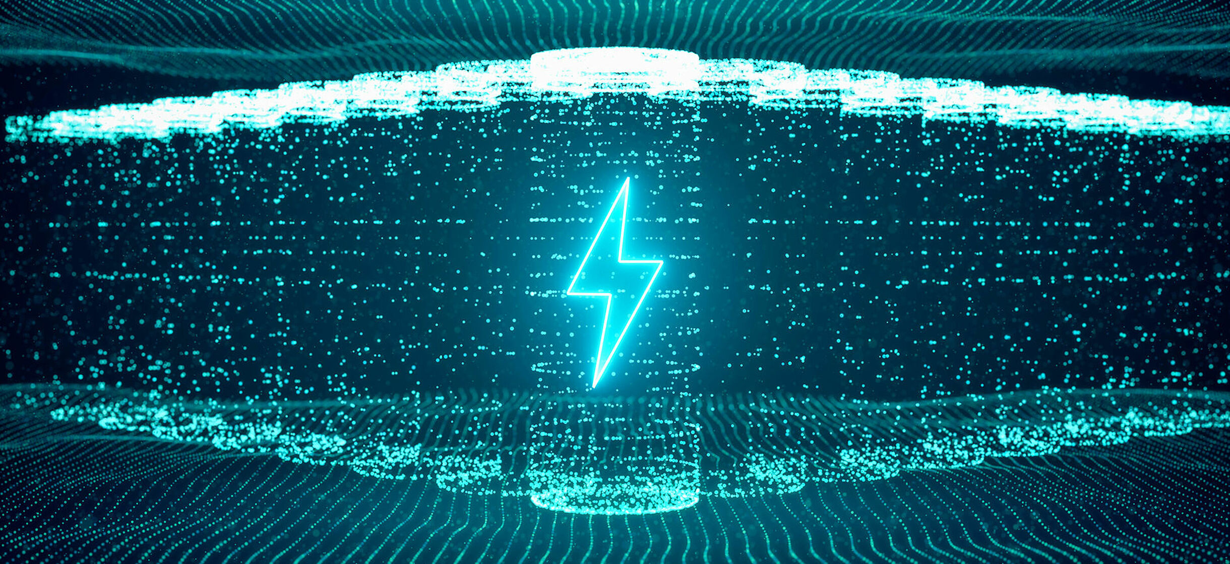 Symbol image: Lithium-ion battery are represented by blue dot grids in the form of batteries.