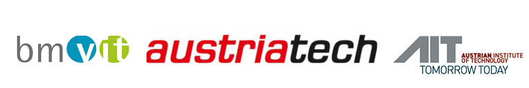 Logos bmvit Austriatech AIT