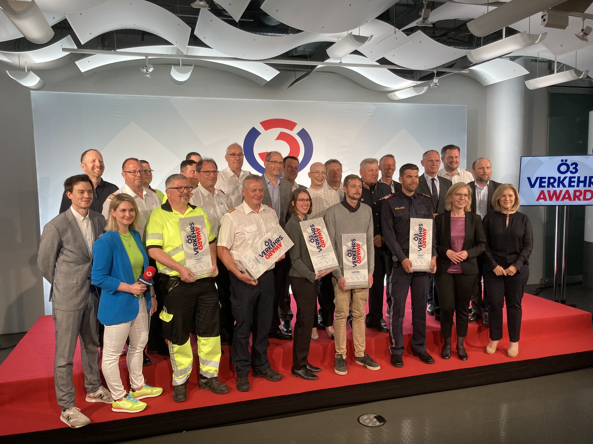 Sieger:innenfoto bei der Preisverleihung