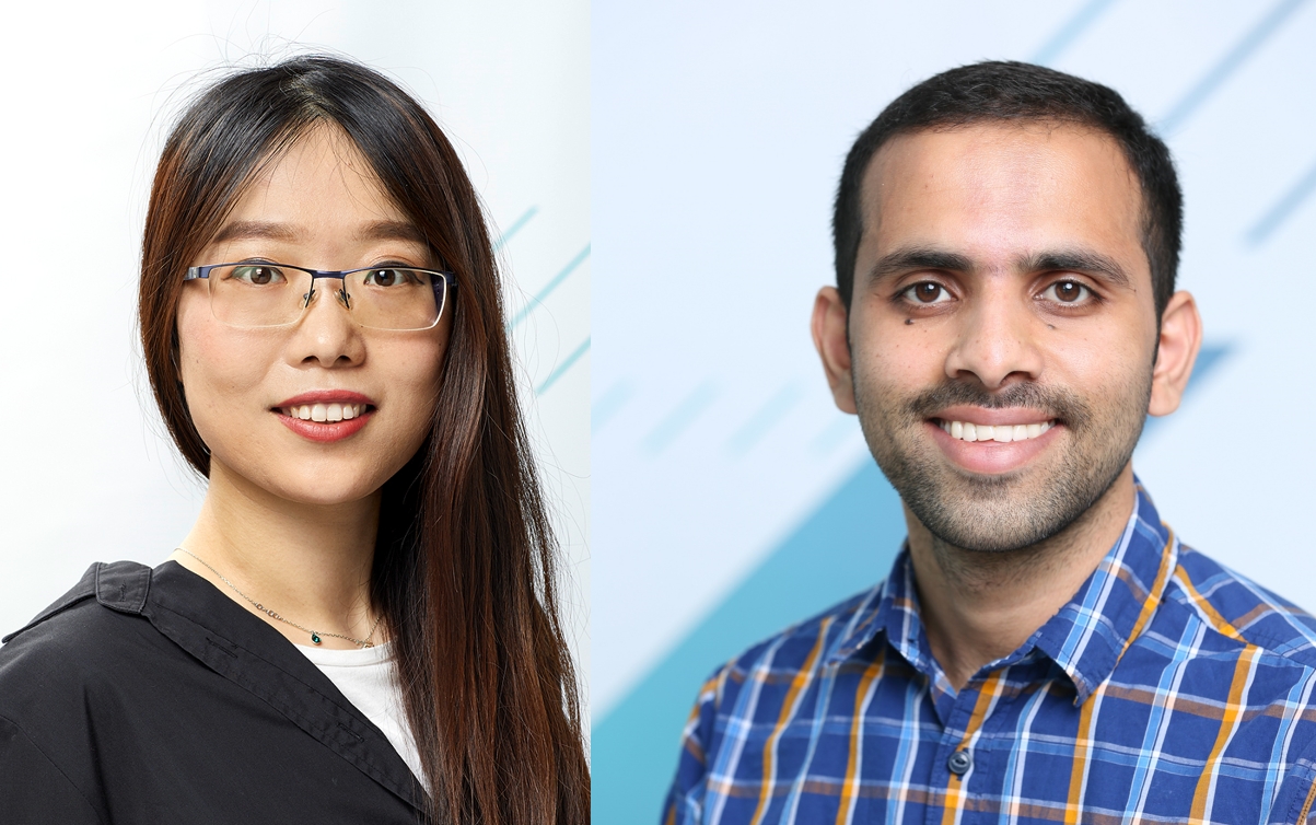 Xue Zhang und Anish Raj Kathribail