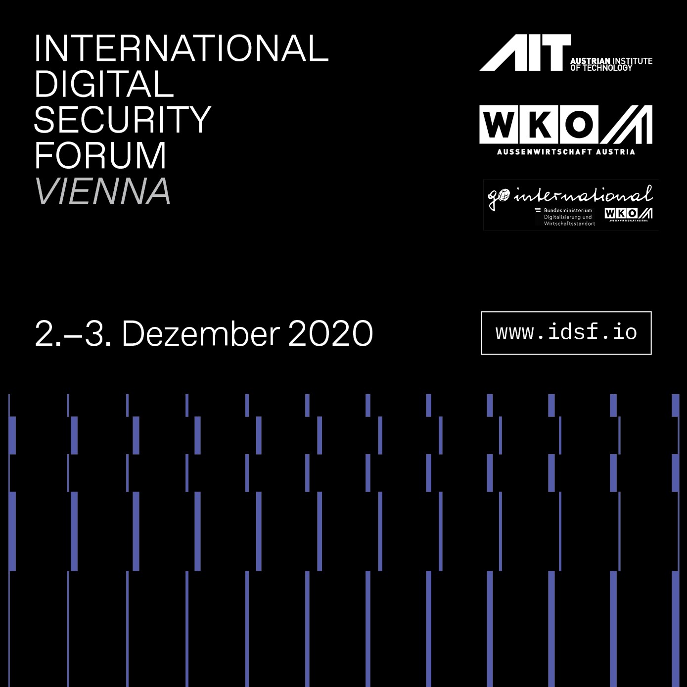 International Digital Security Forum (IDSF) with the date 2-3 December 2020