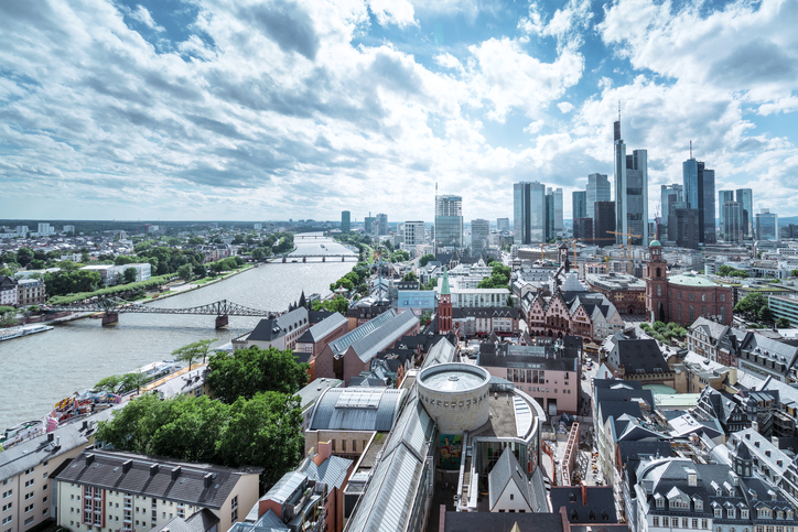 Cityscape of Frankfurt am Main, Germany