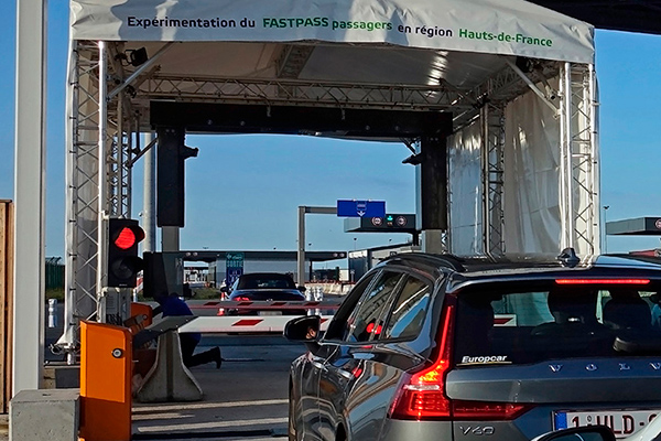 Trial of an automated border control system for vehicles 