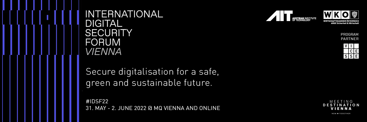 Advertising banner of the International Digital Security Forum