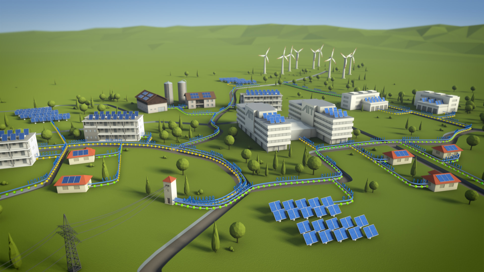 Visualisation of energy communities