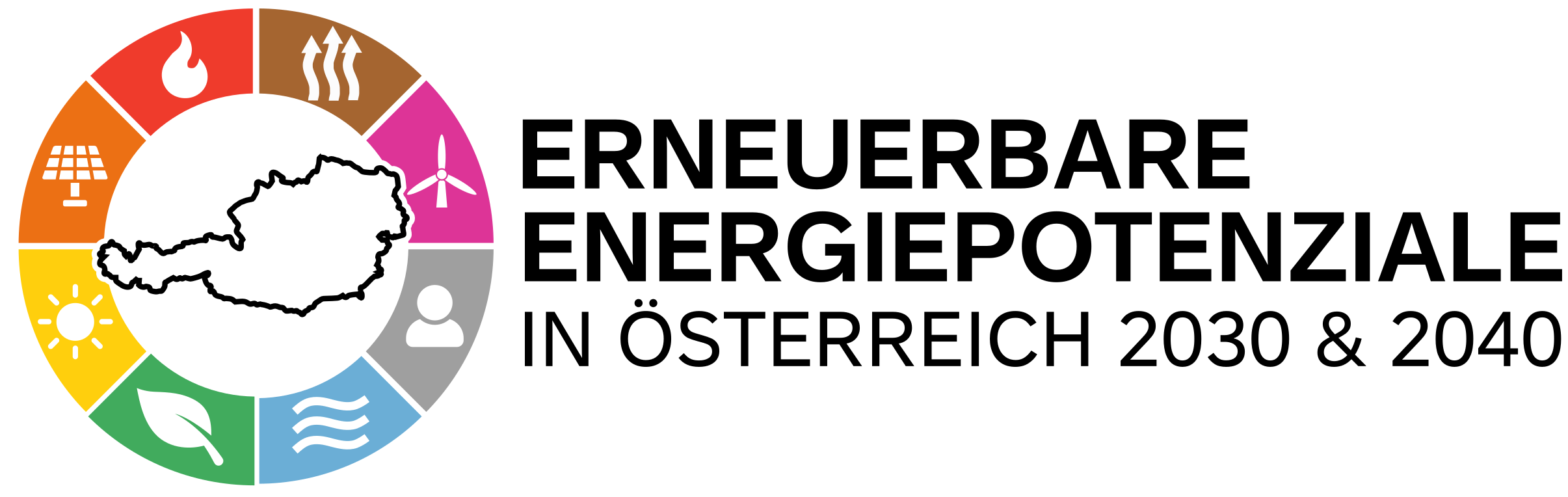 Projektlogo: Erneuerbare Energiepotentiale in Österreich 2030 & 2040