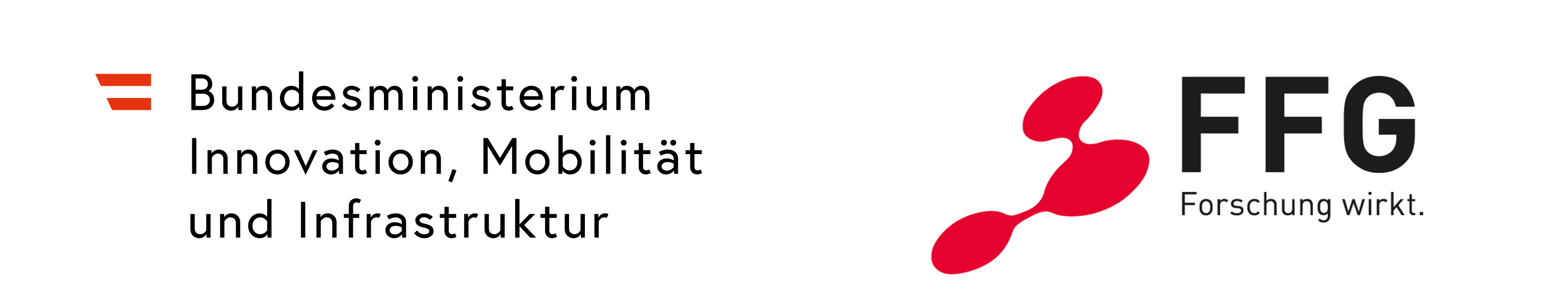 Logo des österreichischen Bundesministeriums für Innovation, Mobilität und Infrastruktur sowie der FFG - Österreichische Forschungsförderungsgesellschaft