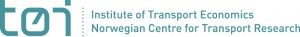 institute of transport economics norwegian centre for transport research logo