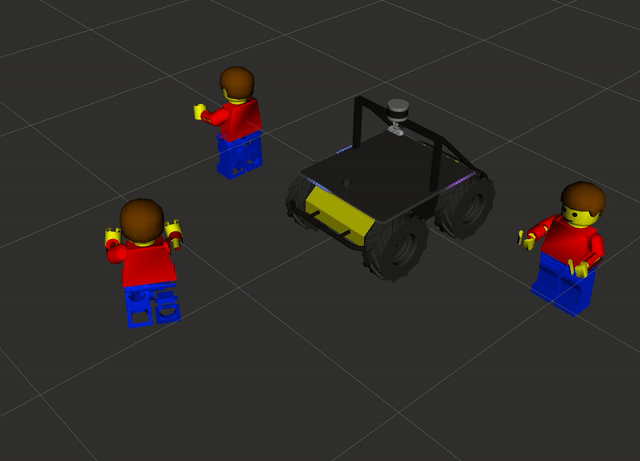 Animation mit Auto, leuchtenden LED-Streifen und Legofiguren 