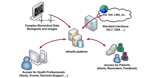 Infografik eHealth plattform